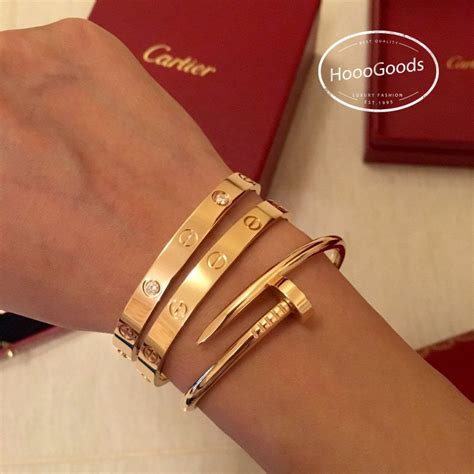 cartier bracelet set of 3|cartier luxury bracelet.